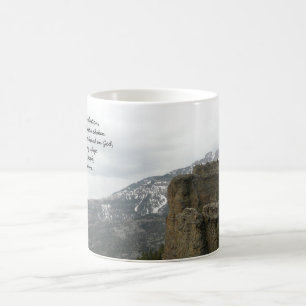 Mein Felsen und Rettung Kaffeetasse