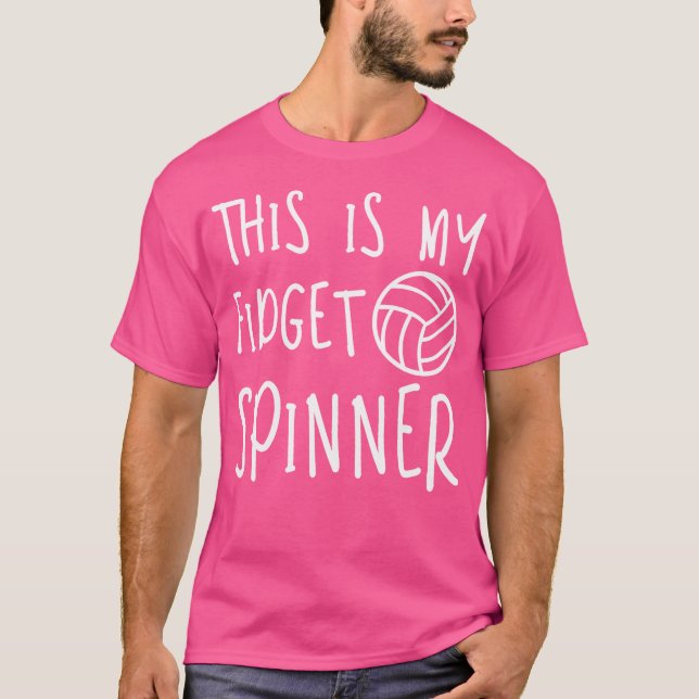 Mein Fidget Spinner Volleyball T-Shirt (Vorderseite)