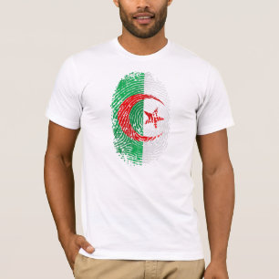 Mein Fingerabdruck ist 100% algerische T-Shirts