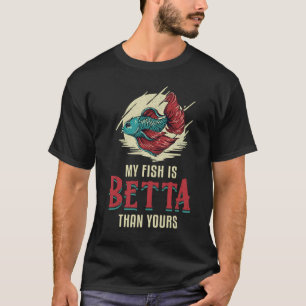 Mein Fisch ist besser als Deiner - Lustiger Siames T-Shirt