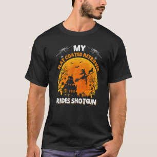 Mein Flat Coated Retriever fährt auf dem Beifahrer T-Shirt