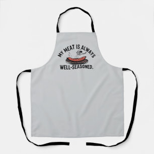 Mein Fleisch ist immer gut gesät Funny Grilling Schürze