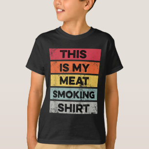 Mein Fleisch Rauchen Shirt Funny Barbeque Smoker G
