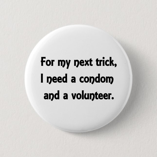 Mein folgender Trick Button (Vorderseite)