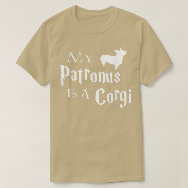 Mein Förderer ist ein Corgi  T-Shirt (Design vorne)