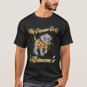 Mein Förderer ist ein Weimaraner Harry Dog Potter T-Shirt