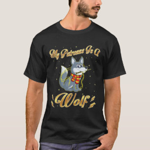Mein Förderer ist eine Wolf Harry Dog Potter Vate T-Shirt