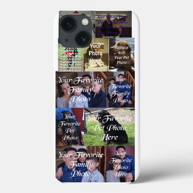 Mein Foto Mein Leben in Bildern Case-Mate iPhone Hülle (Rückseite)