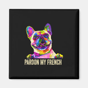 Mein Französisch - Pop Art Spaß Franzose Französis Magnet