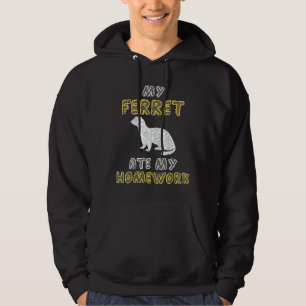 Mein Freret aß meine Hausaufgaben, wie das Haustie Hoodie