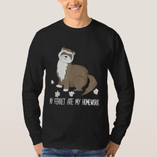 Mein Frettchen aß meine Hausaufgaben Niedlichen Pe T-Shirt