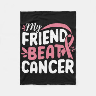 Mein Freund Beat Cancer Breast Cancer Awareness Su Fleecedecke