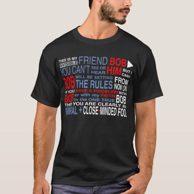 Mein Freund-Bob (dunkel) T-Shirt (Vorderseite)