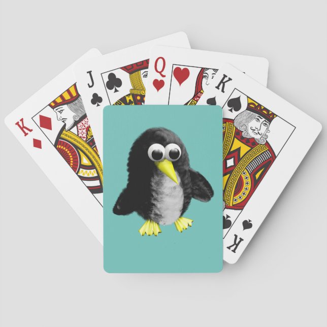 Mein Freund, der Pinguin Spielkarten (Rückseite)