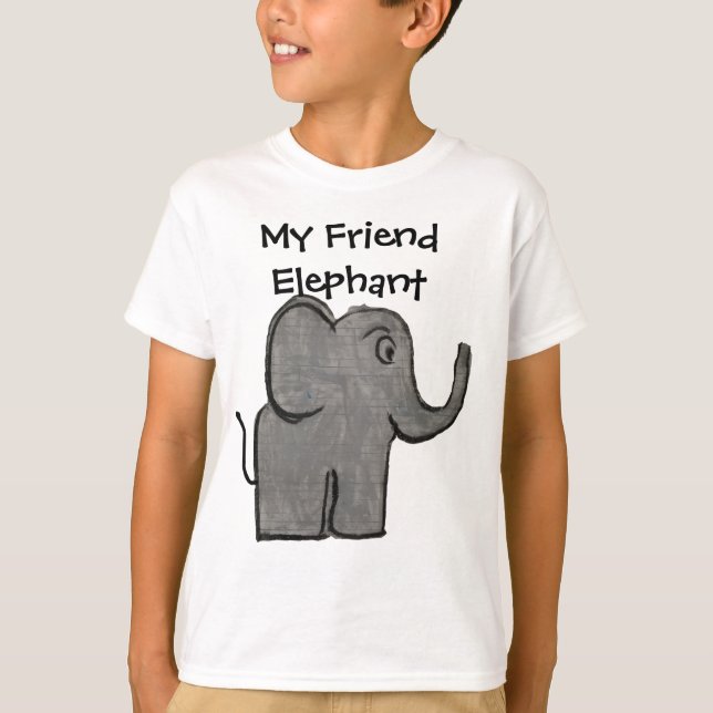 Mein Freund Elephant T-Shirt (Vorderseite)