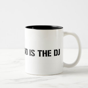 Mein Freund ist das DJ Zweifarbige Tasse