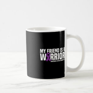 Mein Freund ist ein Krieger-Bauchspeicheldrüsenkre Kaffeetasse