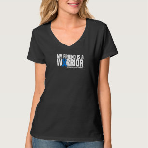 Mein Freund ist ein Krieger-Huntingtonu2019er-Kran T-Shirt