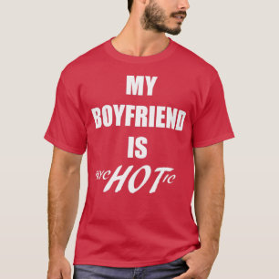 Mein Freund ist ein psychotisch lustiges Niedliche T-Shirt