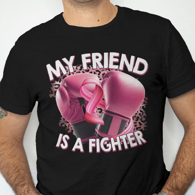 Mein Freund ist eine kämpfende Rosa Brustkrebs Sch T-Shirt (Von Creator hochgeladen)