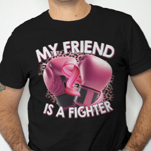 Mein Freund ist eine kämpfende Rosa Brustkrebs Sch T-Shirt