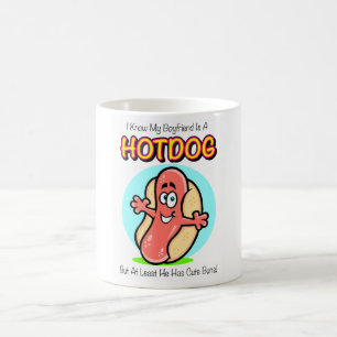 Mein Freund ist eine Würstchen-Tasse Kaffeetasse