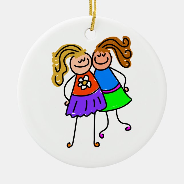 Mein Freund Keramikornament (Vorne)