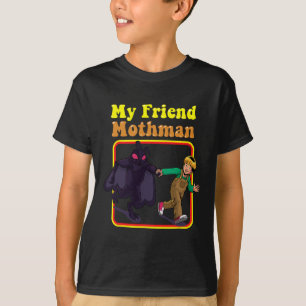 Mein Freund Mothman Fun Retro Cryptid Kreaturen Mo T-Shirt