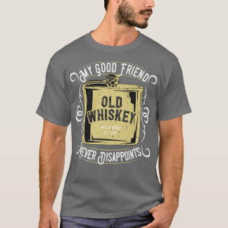 Mein Freund Vintag Whisky Lover Fun-Geschenk T-Shirt