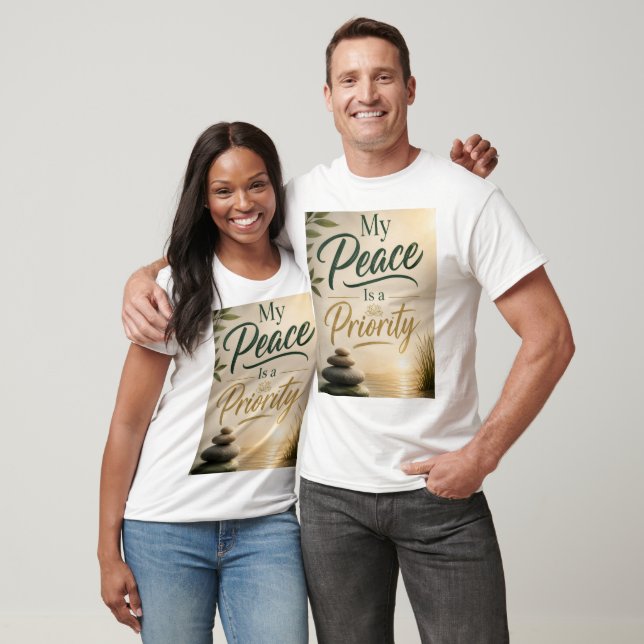 Mein Frieden hat Vorrang T-Shirt (Unisex)
