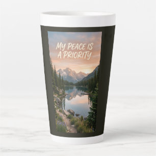 Mein Frieden ist meine Priorität Milchtasse