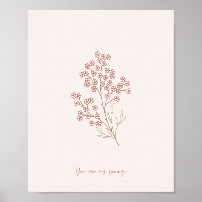 Mein Frühling Poster (Vorne)