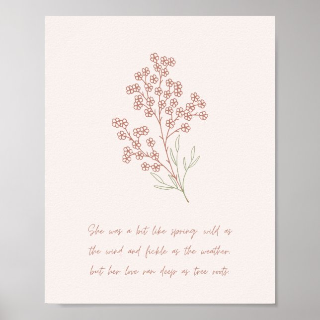 Mein Frühling Poster (Vorne)