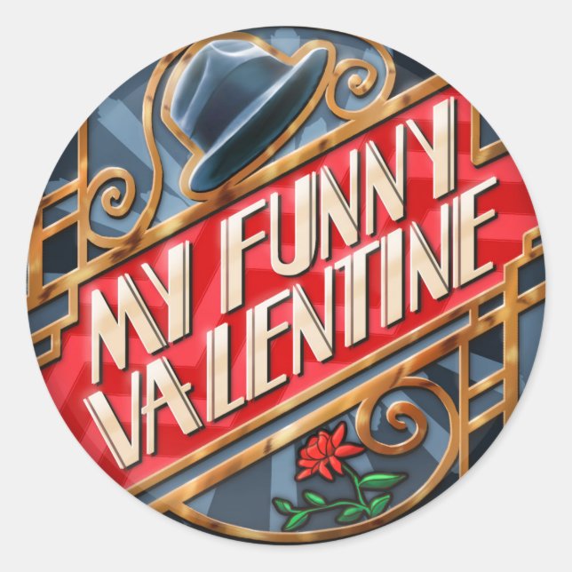 Mein Funny Valentine, Sticker (Vorderseite)