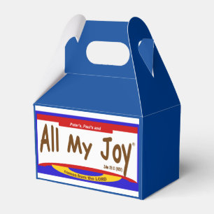 Mein ganzer Freude-Lord Favor Boxes Geschenkschachtel