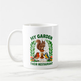 Mein Garten, ihr Restaurant Lustiger Eichhörnchen- Kaffeetasse