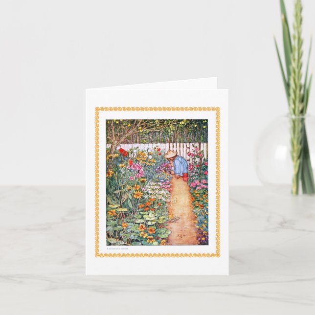 Mein Garten Karte (Vorderseite)