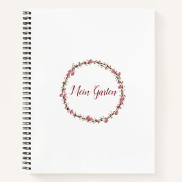 Mein Garten Spiralnotizblock Notizbuch