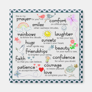 Mein Gebet für dich Magnet