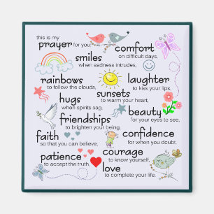 Mein Gebet für dich Magnet