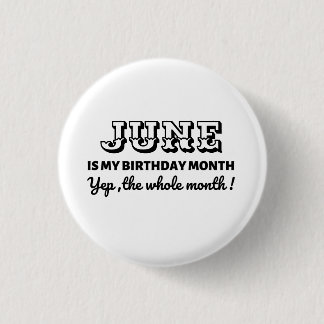 Mein Geburtsmonat Benutzerdefiniert Button