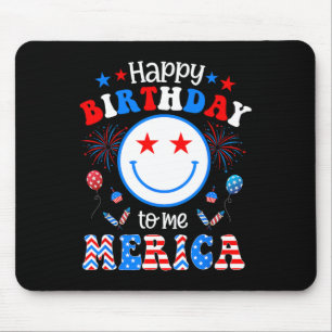 Mein Geburtstag 4. Juli Amerikas Unabhängigkeitsta Mousepad