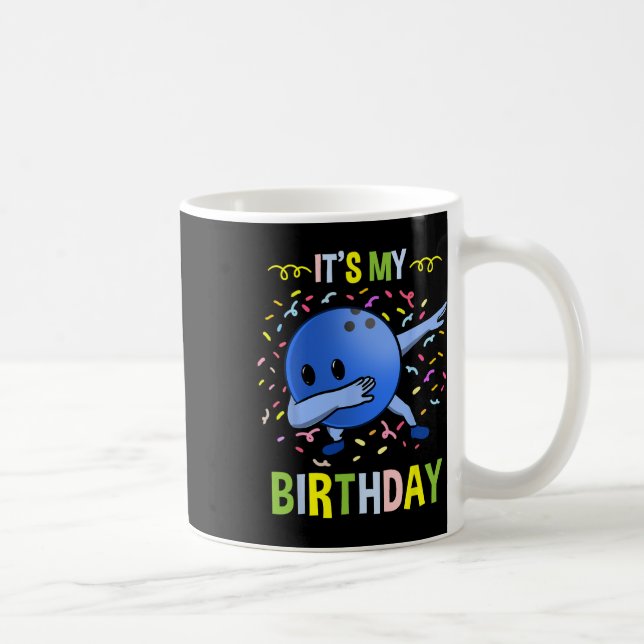 Mein Geburtstag Bowling Byll Kaffeetasse (Rechts)