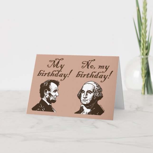 Mein Geburtstag Karte (Vorderseite)