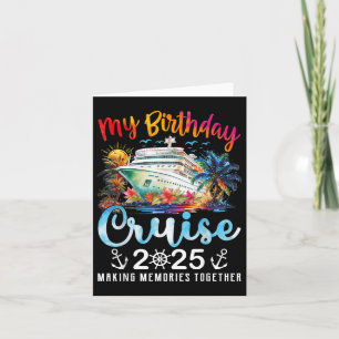 Mein Geburtstag Kreuzfahrt Schiff Party Urlaub Geb Karte