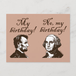 Mein Geburtstag Postkarte