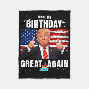 Mein Geburtstag wieder großartig machen Fleecedecke