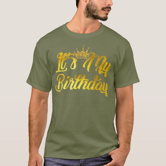 Mein Geburtstags-Glück zum Geburtstag T-Shirt (Vorderseite)