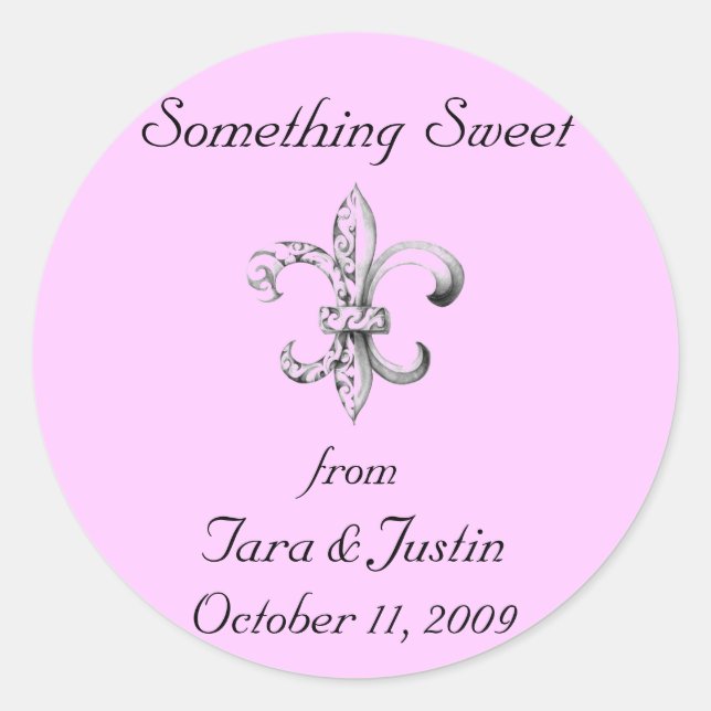 Mein Gefallen Runder Aufkleber (Vorderseite)