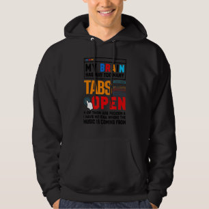 Mein Gehirn hat viel zu viele Tabs Open Software D Hoodie